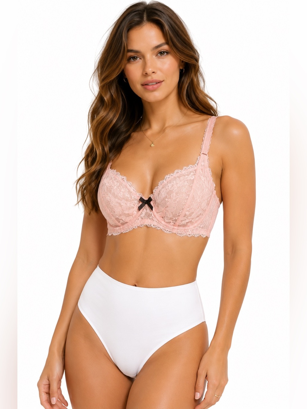 Victoria’s Secret Dream Angels Lace Underwire Bra 34DDD Pink NWT